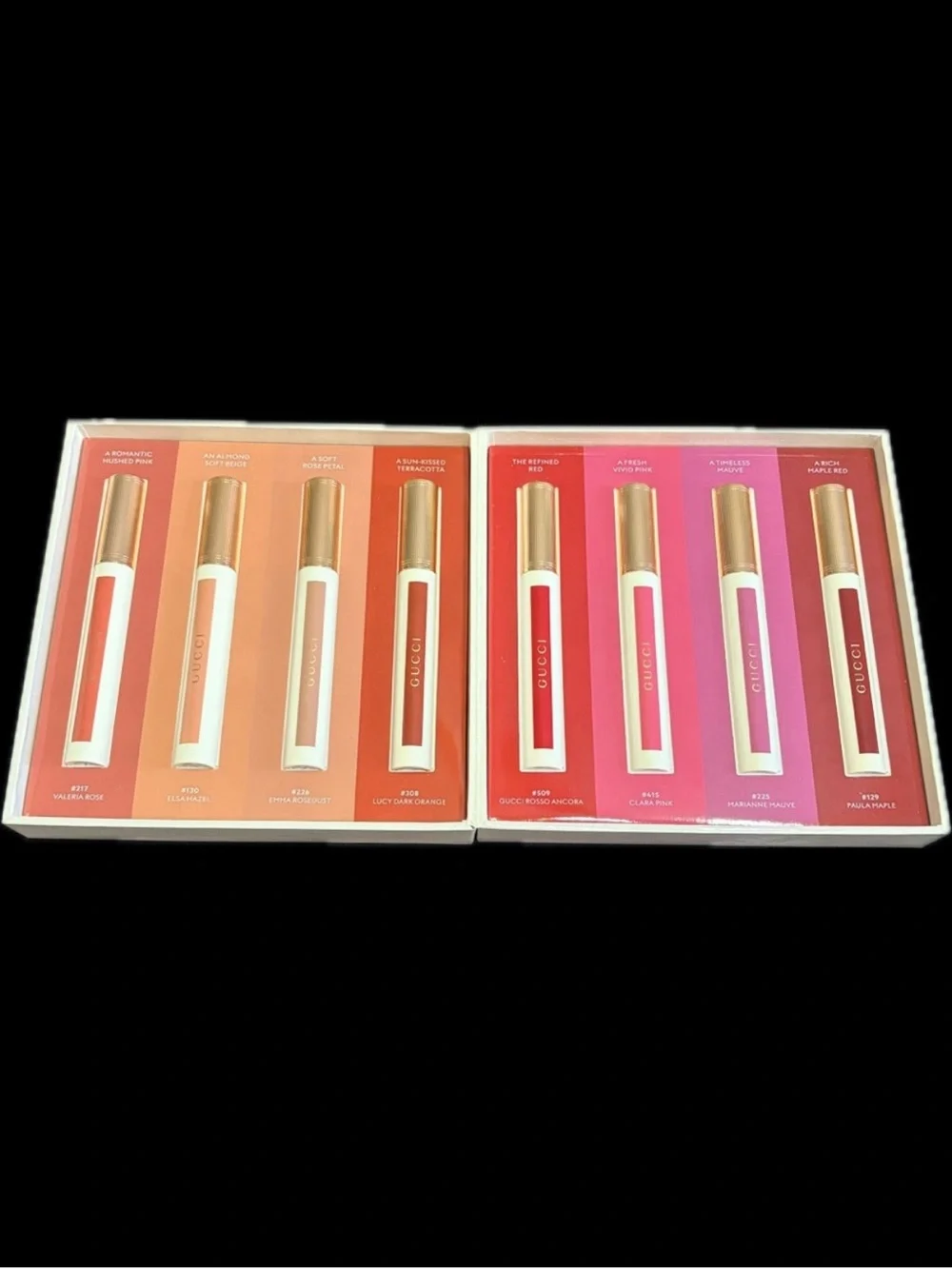 1 GUCCI 129 Paula Maple - Maple Red Lipstick Stain Oil-In-Water Hydrating Tint